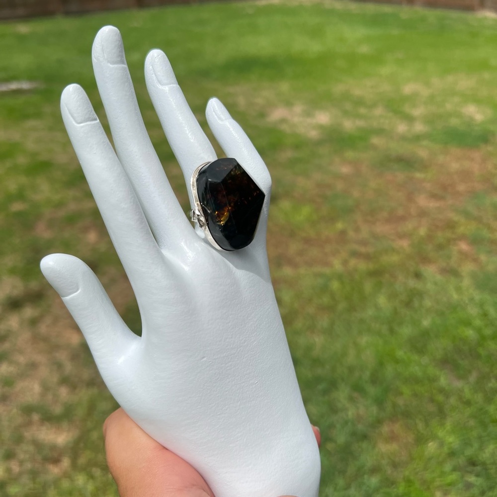 Dark Amber Ring - image 2